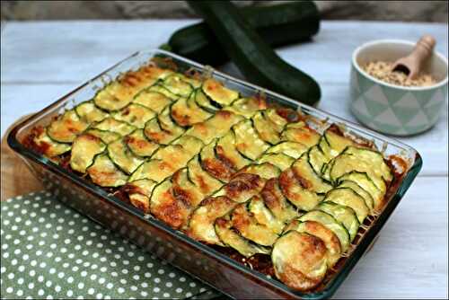 Gratin de quinoa aux courgettes façon parmentier