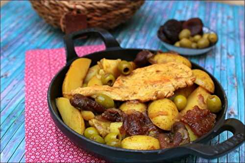 Tajine express de dinde aux abricots moelleux