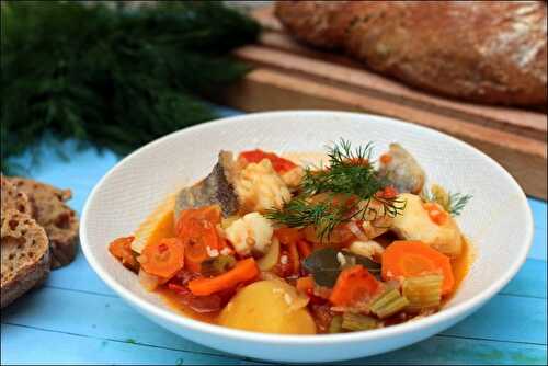 Soupe de poisson grecque à l’aneth