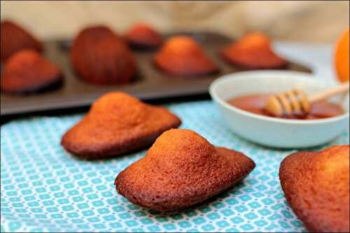 Madeleines au miel (et zeste d’orange) de Cyril Lignac