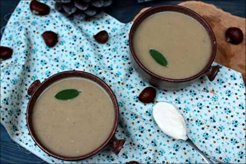 Velouté à la châtaigne et à la sauge