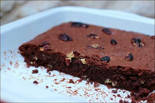 Brownie aux noix de pécan – sans gluten