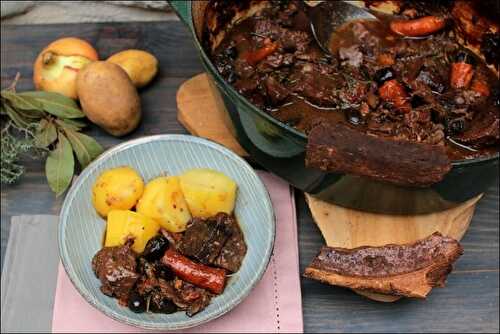 Daube à la provençale en cocotte lutée de Philippe Etchebest