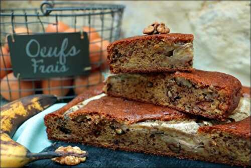 Banana bread aux noix et pépites de chocolat de Martha Stewart