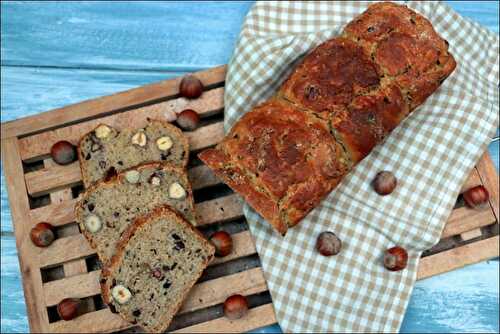 Pain aux noisettes et fèves de cacao – sans œufs