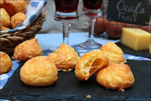 Gougères au fromage de Bernard