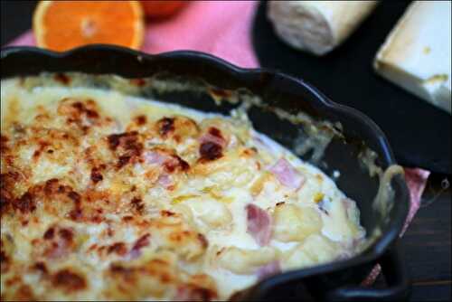 Gratin de gnocchi au chèvre