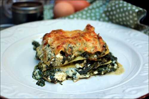 Lasagnes aux épinards et à la feta de Cyril Lignac