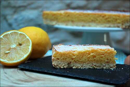 Gâteau sablé au citron