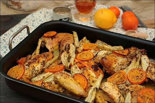 Poulet rôti aux clémentines et à l'arak de Yotam Ottolenghi