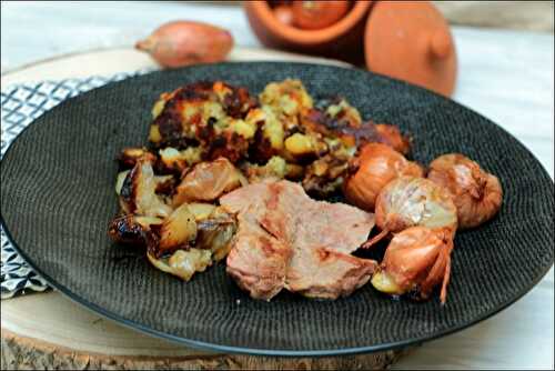 Onglet de veau aux échalotes confites