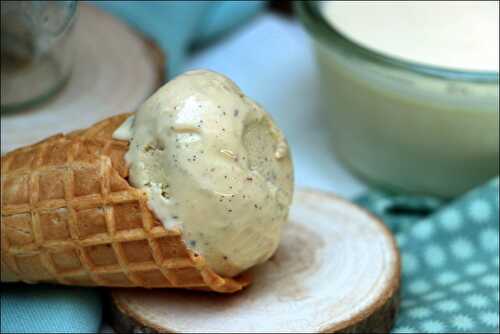 Crème glacée à la vanille - à la sorbetière