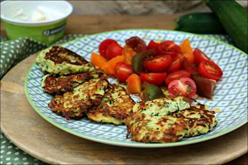 Beignets italiens de courgette à la ricotta - fritelles aux courgettes