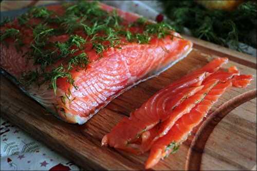 Saumon gravlax aux agrumes