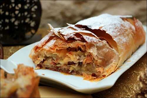 Strudel aux pommes - Apfelstrudel