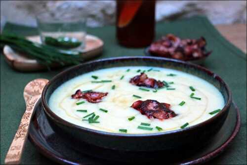 Velouté d’endives, chèvre et miel de Carinne Teyssandier