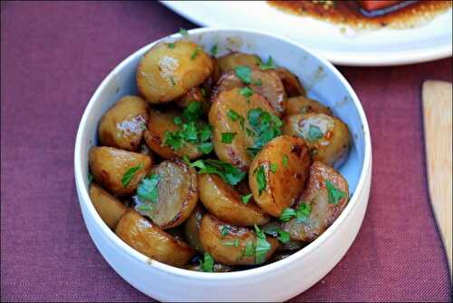 Navets caramélisés au miel et sauce soja