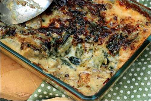 Gratin de blette au roquefort