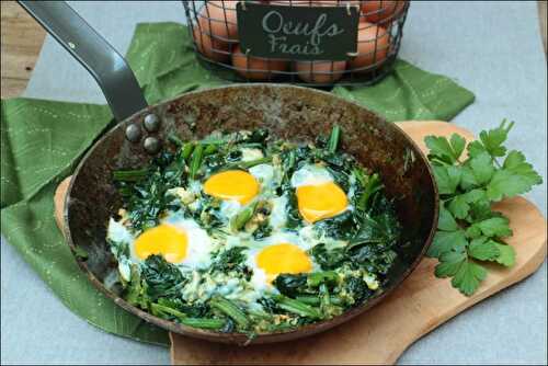 Oeufs aux épinards à l’irakienne