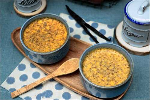 Petits pots de crème à la vanille de Cyril Lignac