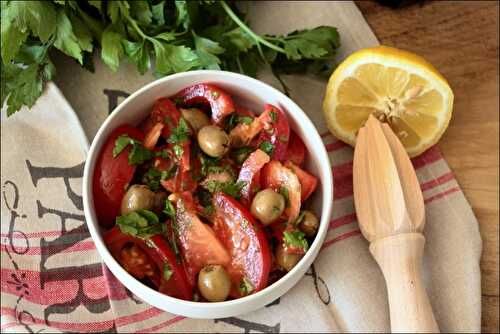 Salade de tomate au pastis