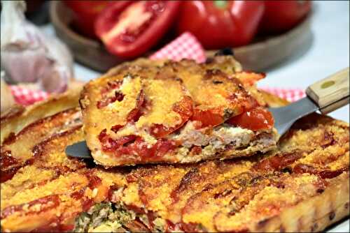 Tarte à la tomate et chair à saucisse façon tomates farcies