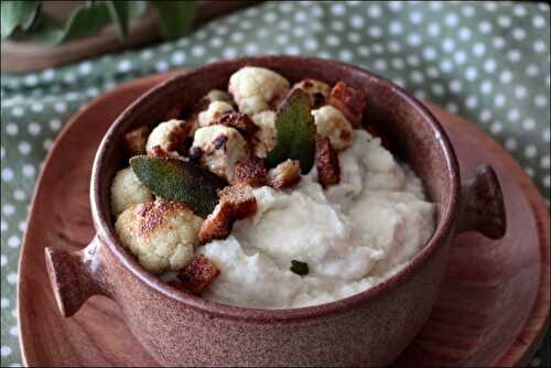 Purée de chou-fleur à la sauge