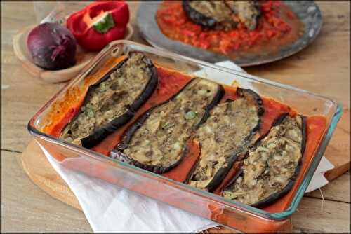 Aubergines farcies à la bonifacienne