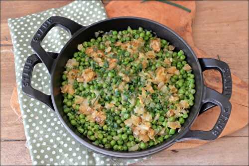 Petits pois aux oignons de Yotam Ottolenghi