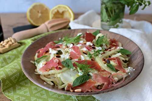 Salade de fenouil au jambon de Laurent Mariotte