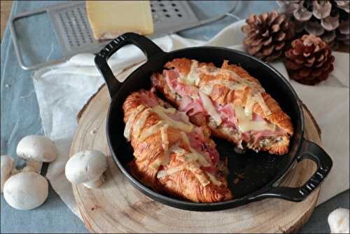 Croissants au jambon et fromage de Laurent Mariotte