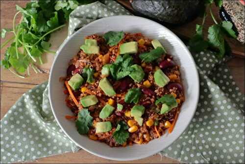 One pot quinoa à la mexicaine