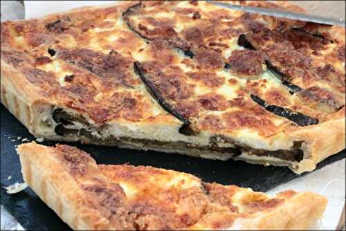 Quiche à l’aubergine grillée et à la feta