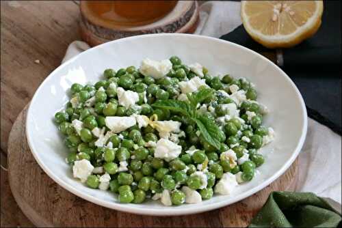 Salade de petits pois à la feta