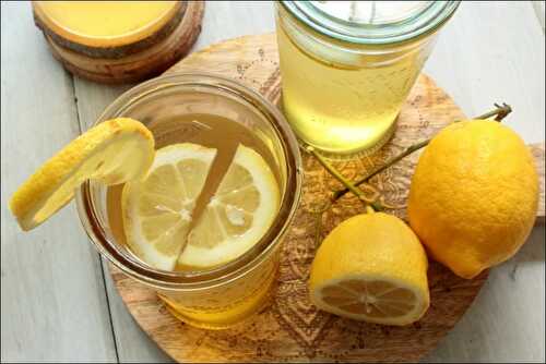 Thé glacé maison au citron