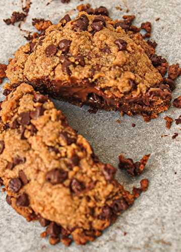 Cookies Chocolat-noisettes & coeur coulant
