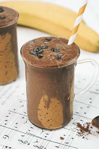 Smoothie Banane Cacao & Peanut butter  %