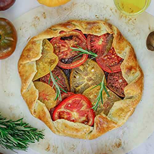 Tarte rustique tomates multicolores et tapenade - Healthy is the new cool