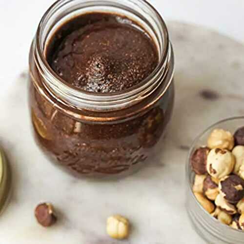Recette Nutella Maison ( Healthy & sans sucre )