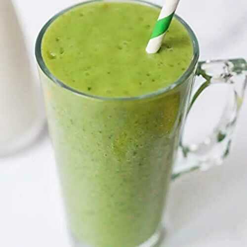 Smoothie Vert Mangue Epinards