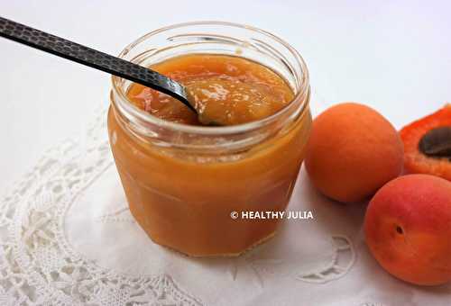 CONFITURE D'ABRICOTS SANS SUCRE AJOUTÉ #VEGAN