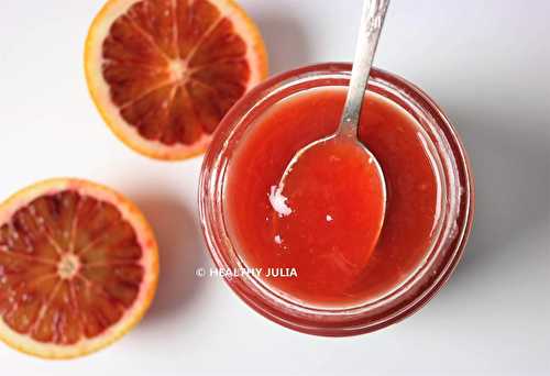 CONFITURE D'ORANGES SANGUINES #VEGAN