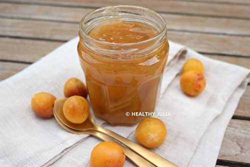 CONFITURE DE MIRABELLES ALLÉGÉE EN SUCRE #VEGAN