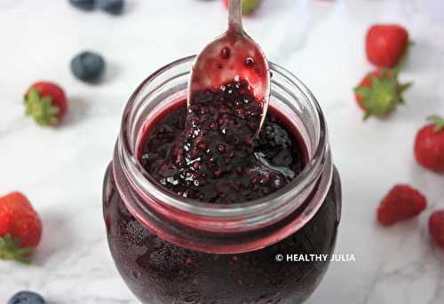 CONFITURE MI-CUITE DE FRUITS ROUGES