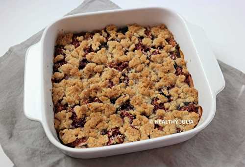 CRUMBLE FIGUES-AMANDE #VEGAN