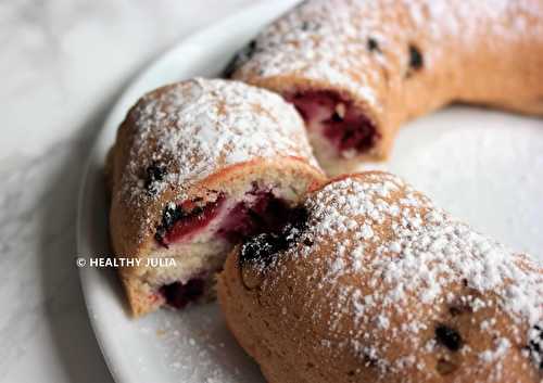 GÂTEAU DE SANTÉ AUX FRAMBOISES