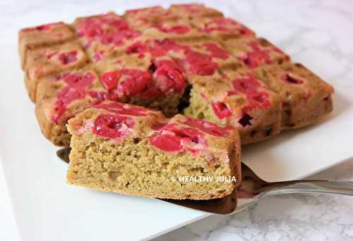 GÂTEAU MOELLEUX AUX CERISES ET LAIT RIBOT #VEGAN