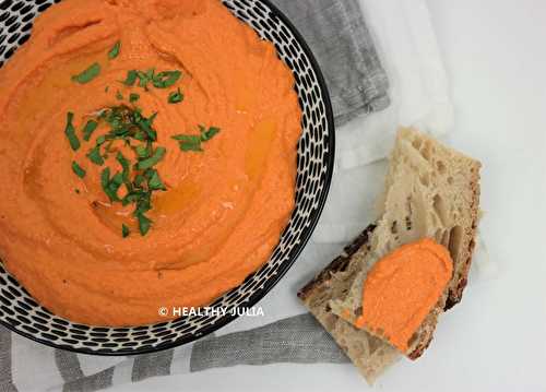 HOUMOUS EXPRESS AUX POIVRONS ROUGES #VEGAN