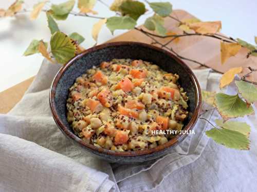 ONE-PAN DHAL AUX PATATES DOUCES #VEGAN