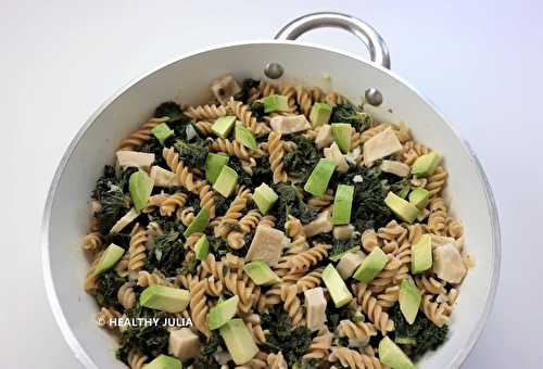 ONE-PAN PASTA AU SOJA, KALE ET COCO #VEGAN